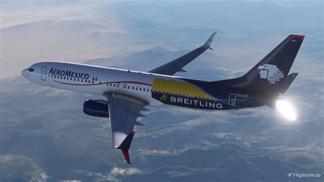 aeromexico breitling livery|PMDG Boeing 737.